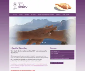 Seveline-Kine.ch(Institut Sèveline) Screenshot