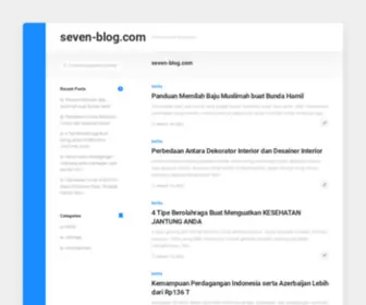 Seven-Blog.com(Seven Blog) Screenshot