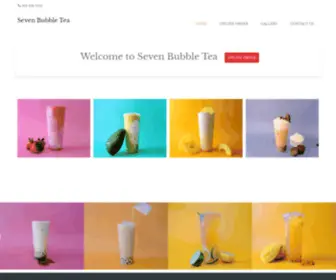 Sevenbubbletea.com(Seven Bubble Tea) Screenshot