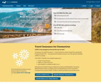 Sevencorners.com(Worldwide Travel Insurance From Seven Corners) Screenshot