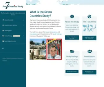 Sevencountriesstudy.com(The Seven Countries Study) Screenshot