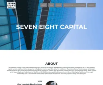 Seveneightcapital.com(Seven Eight Capital) Screenshot