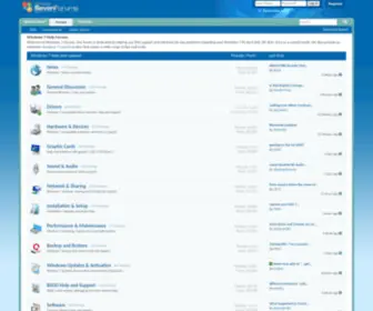 Sevenforums.com(Windows 7 Forums) Screenshot