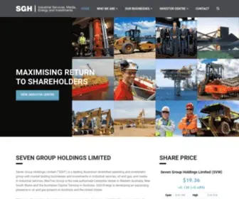 Sevengroup.com.au(Seven Group Holdings Limited) Screenshot