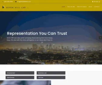 Sevenhilllaw.com(Seven Hill Law) Screenshot