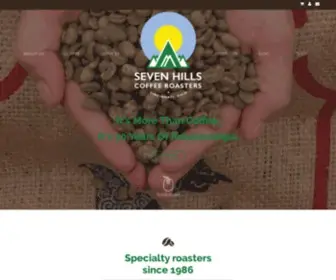 Sevenhillscoffee.com(It's More Than Coffee) Screenshot