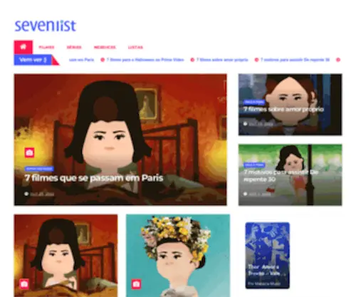 Sevenlist.com.br(Seven list) Screenshot