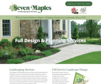 Sevenmapleslandscaping.com(Seven Maples Landscaping) Screenshot