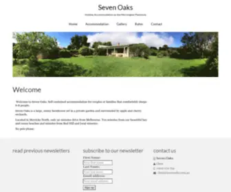 Sevenoaks.com.au(Seven Oaks) Screenshot