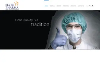 Sevenpharma.net(Seven Pharma) Screenshot