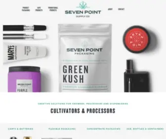 Sevenpointpackaging.com(Custom Cannabis Packaging) Screenshot