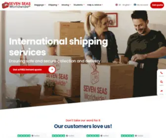 Sevenseas.co.uk(Removals Company) Screenshot