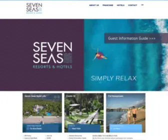 Sevenseashotels.com(Hotels and Beach Resorts Online Hotel Reservation Specialist) Screenshot