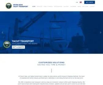 Sevenseasus.com(Seven Seas Yacht Transport) Screenshot