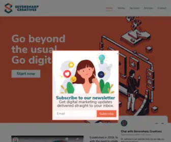 Sevensharpcreatives.com(Sevensharp Creatives) Screenshot