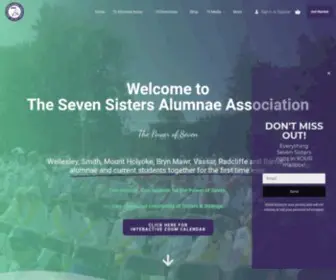 Sevensistersalumnaeassociation.com(Seven Sisters Alumnae Association) Screenshot