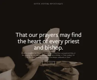 Sevensistersapostolate.org(Seven Sisters Apostolate) Screenshot