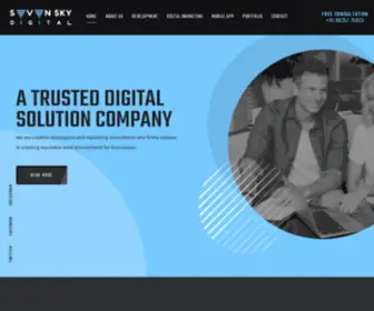 Sevenskydigital.com(Website Development Company) Screenshot