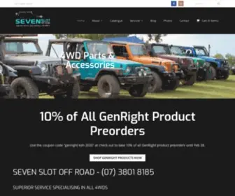 Sevenslot.com.au(Seven Slot Off Road) Screenshot