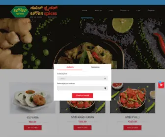 Sevenspices.co.in(Seven Spices) Screenshot