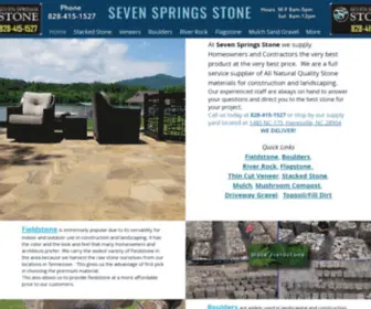 Sevenspringsstone.com(Natural Stone Supplier) Screenshot