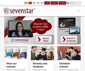 Sevenstar.org(Global Leader In Online Christian Education) Screenshot