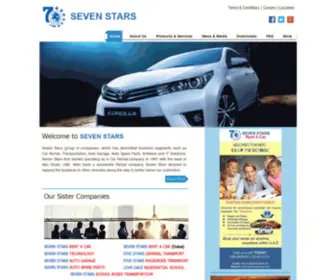 Sevenstarsuae.com(Seven Stars Group) Screenshot