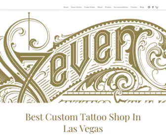 Seventattoolv.com(Seven Tattoo Studio) Screenshot