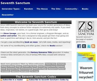 Seventhsanctum.com(Seventh Sanctum) Screenshot