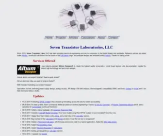 Seventransistorlabs.com(Seventransistorlabs) Screenshot