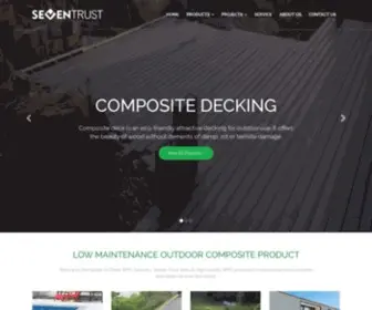 Seventrustdecking.com(Seven Trust) Screenshot