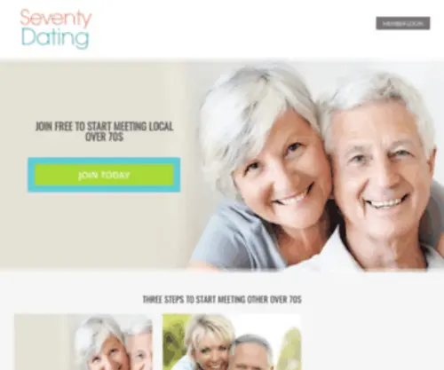 Seventydating.com(Dating for Over 70s in the UK) Screenshot