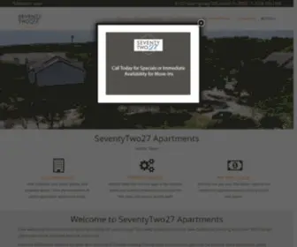 Seventytwo27.com(Seventy Two 27 Apartments) Screenshot