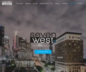 Sevenwestdtla.com(The Best New Luxury Apartments in Downtown Los Angeles for Rent) Screenshot
