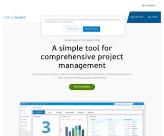 Severa.com(Lead Your Business with PSA Software) Screenshot