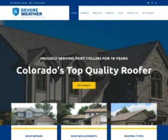 Severeweatherroofing.com(Severe Weather Roofing & Restoration) Screenshot