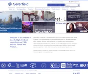 Severfield.com(UK's Leading Structural Steel Construction Experts) Screenshot