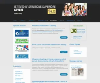 Severiguerrisi.eu(Istituto d'Istruzione Superiore Severi) Screenshot