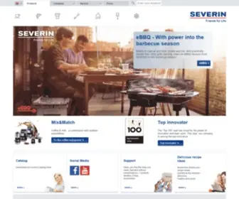 Severin-International.com(Severin) Screenshot