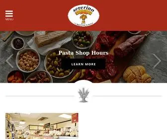 Severinopasta.com(Severino Pasta Company) Screenshot