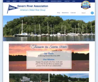 Severnriver.org(The Severn River Association mission) Screenshot