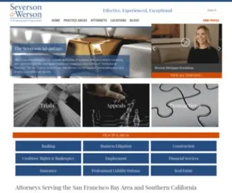 Severson.com(Severson & Werson) Screenshot