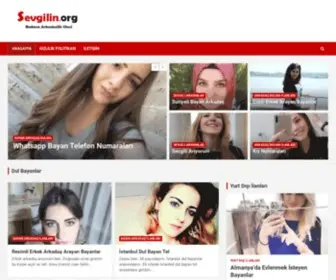 Sevgilin.org(Ücretsiz Arkadaş ve Sevgili Bulma Sitesi) Screenshot