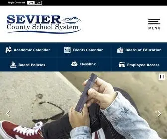 Sevier.org(Sevier County School System) Screenshot
