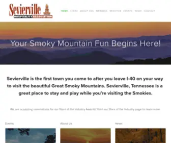 Seviervillehospitalityassociation.com(Sevierville Hospitality Association) Screenshot