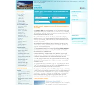 Sevilla-Hotels-Spain.com(Seville hotels & apartments) Screenshot