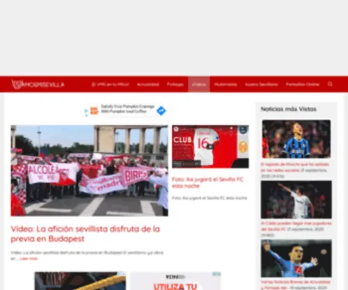 SevillafcVideos.com(Sevilla FC) Screenshot