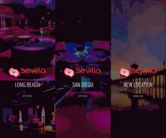 Sevillanightclub.com(Sevilla Nightclub) Screenshot