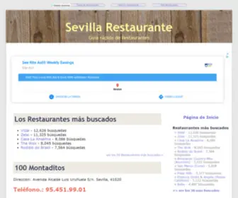 Sevillarestaurante.net(Sevilla Restaurante) Screenshot