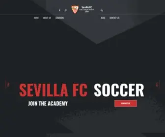 Sevillasoccerusa.com(Sevilla Soccer Academy) Screenshot